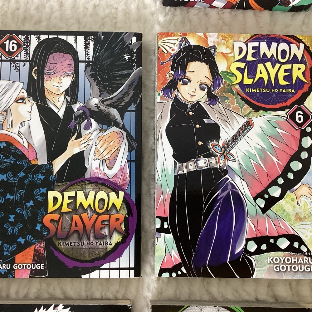 Demon Slayer Manga Books 1-18 +21 EUC Graphic Novel Set Anime Tanjiro Nezuko - Picture 8 of 16